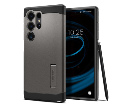 Etui do telefonów SPIGEN Tough Armor do Samsung Galaxy S24 Ultra Gunmetal ACS07301